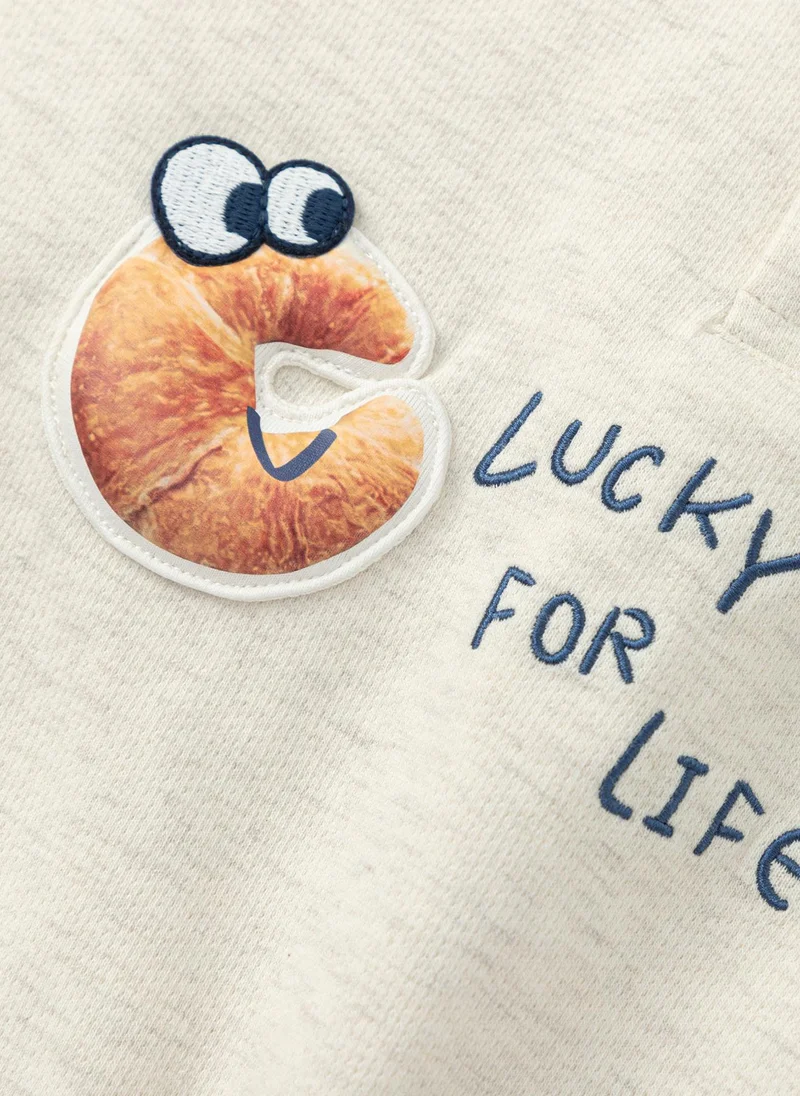 Balabala Off White Toddler Boys Knit long sleeve suit for Men | Best Price UAE